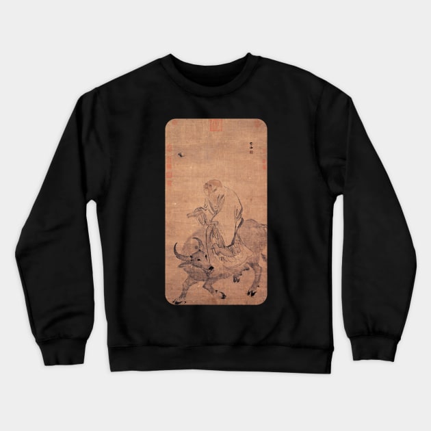 Lao Tzu Old Master Crewneck Sweatshirt by icdeadpixels